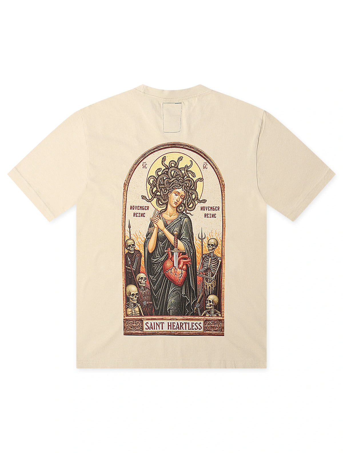 November Reign Saint Heartless Tee - Tan