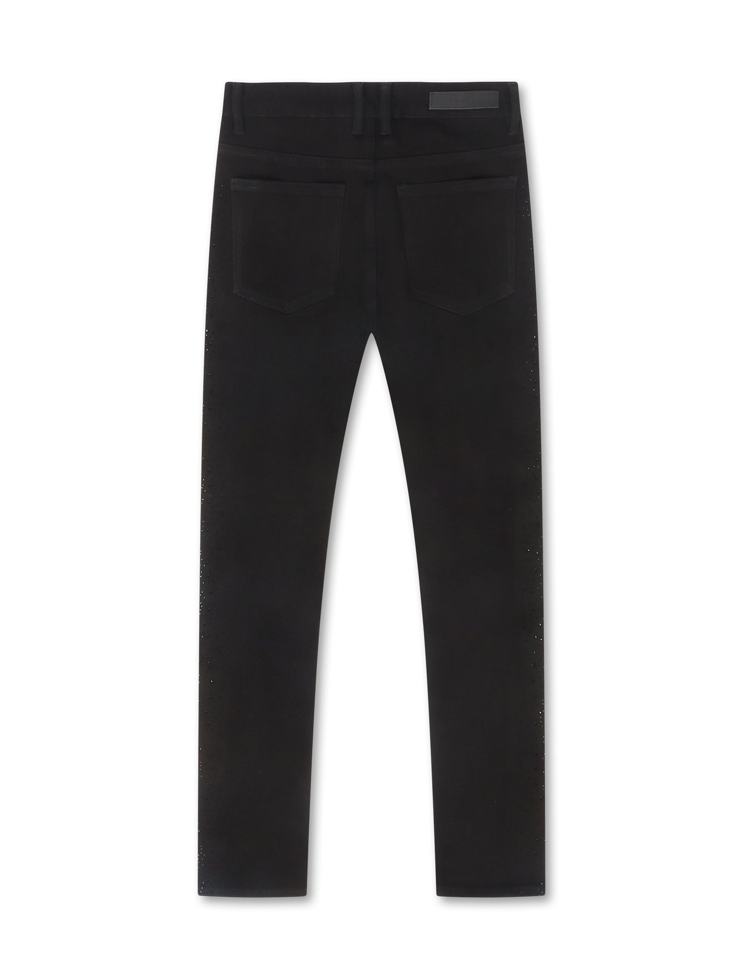 Embellish Frost Denim Rhinestone Jean - Black