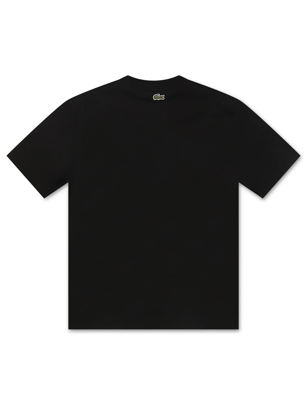 Lacoste Classic Fit Cotton Print Jersey Tee - Black