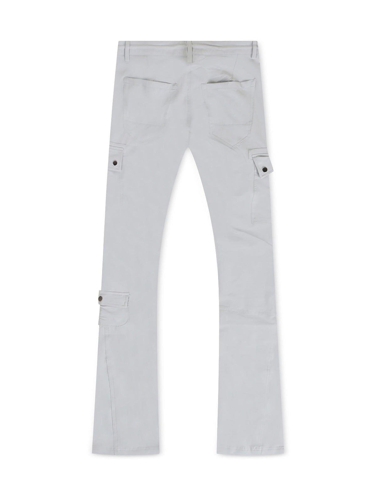 Jordan Craig Stacked Rodeo Polyester Cargo Pants - Grey