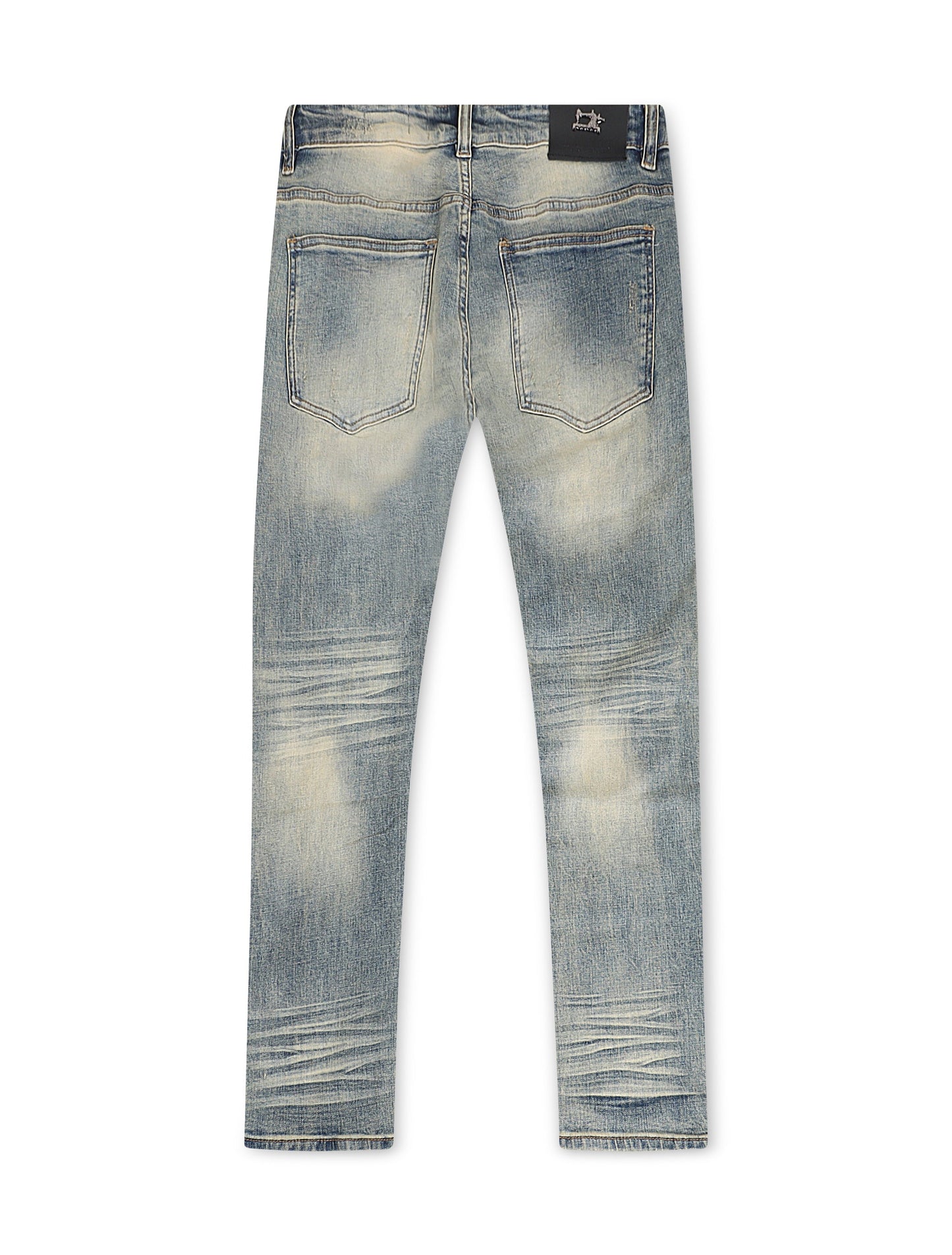 Damati Slim Fit Stretch Jeans - Blue Vintage Wash