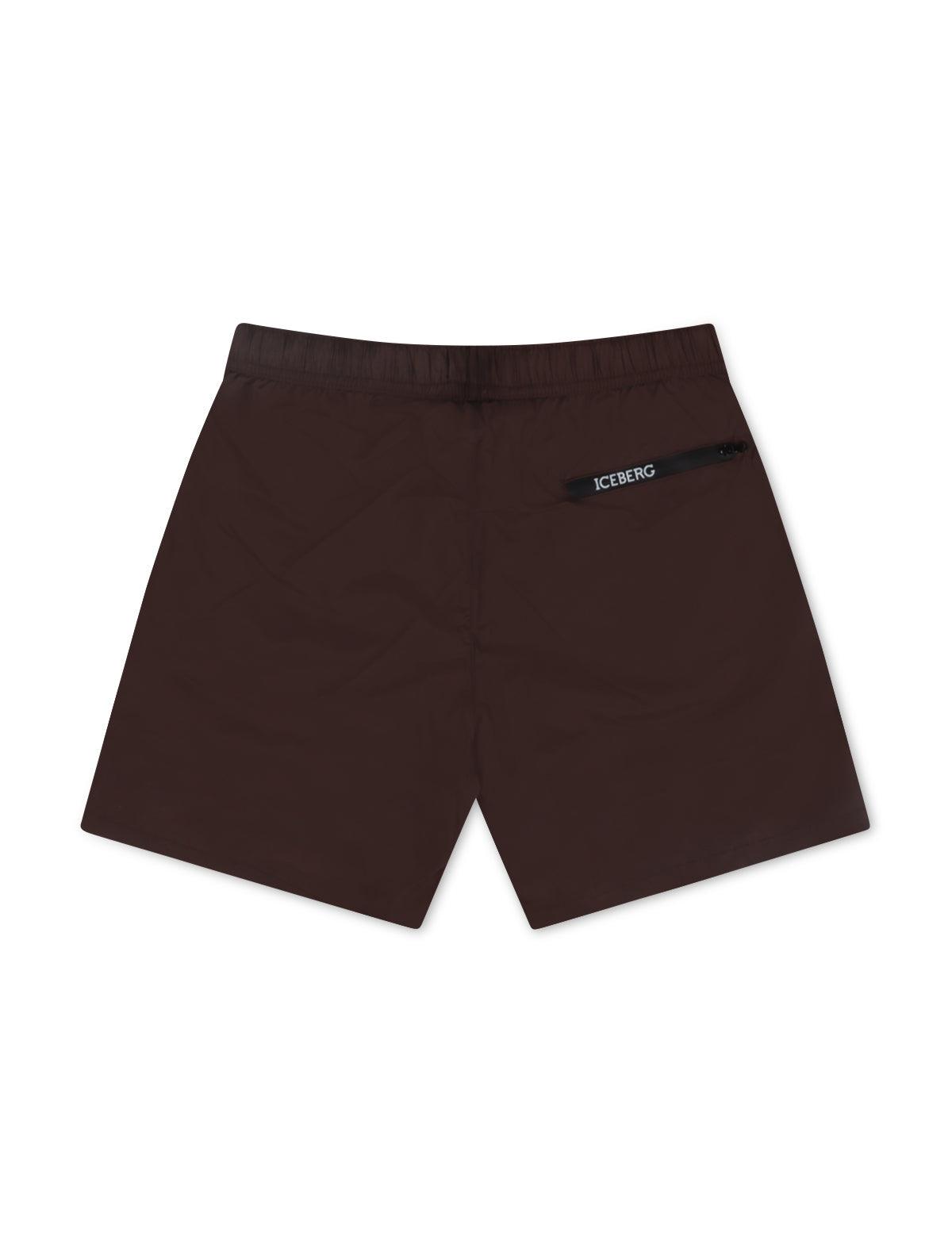 Iceberg Beachwear Shorts - Brown