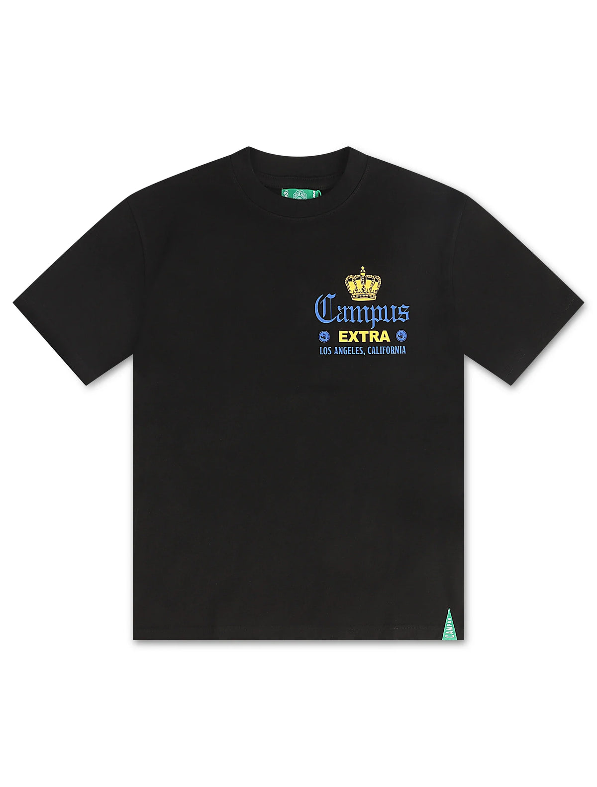 Campus La Via Cropped Tee - Black
