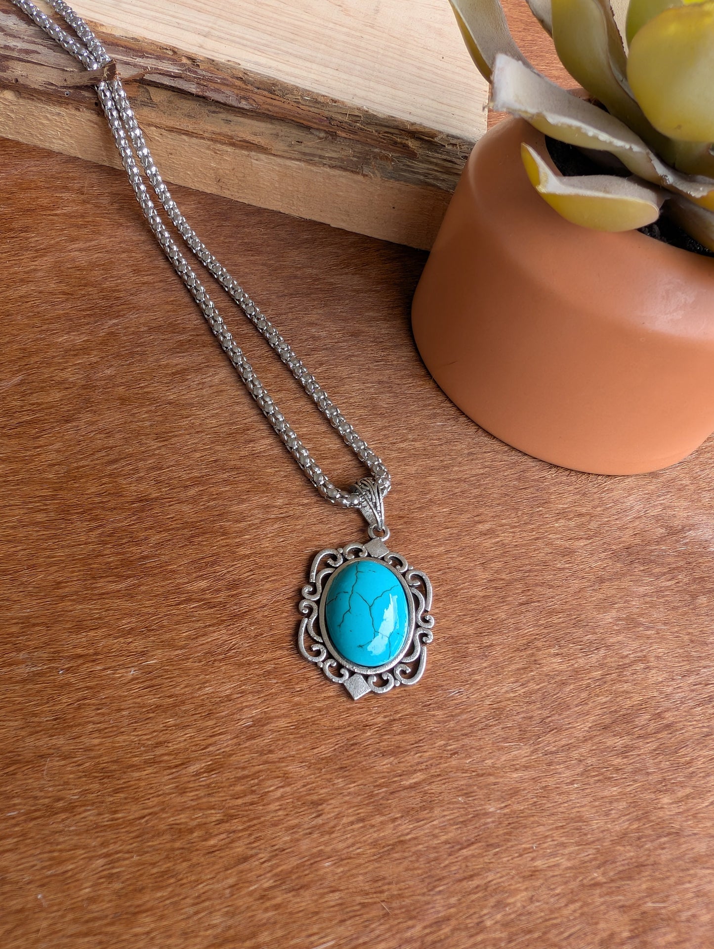 Women's Turquoise Necklace – Bohemian Western Jewelry