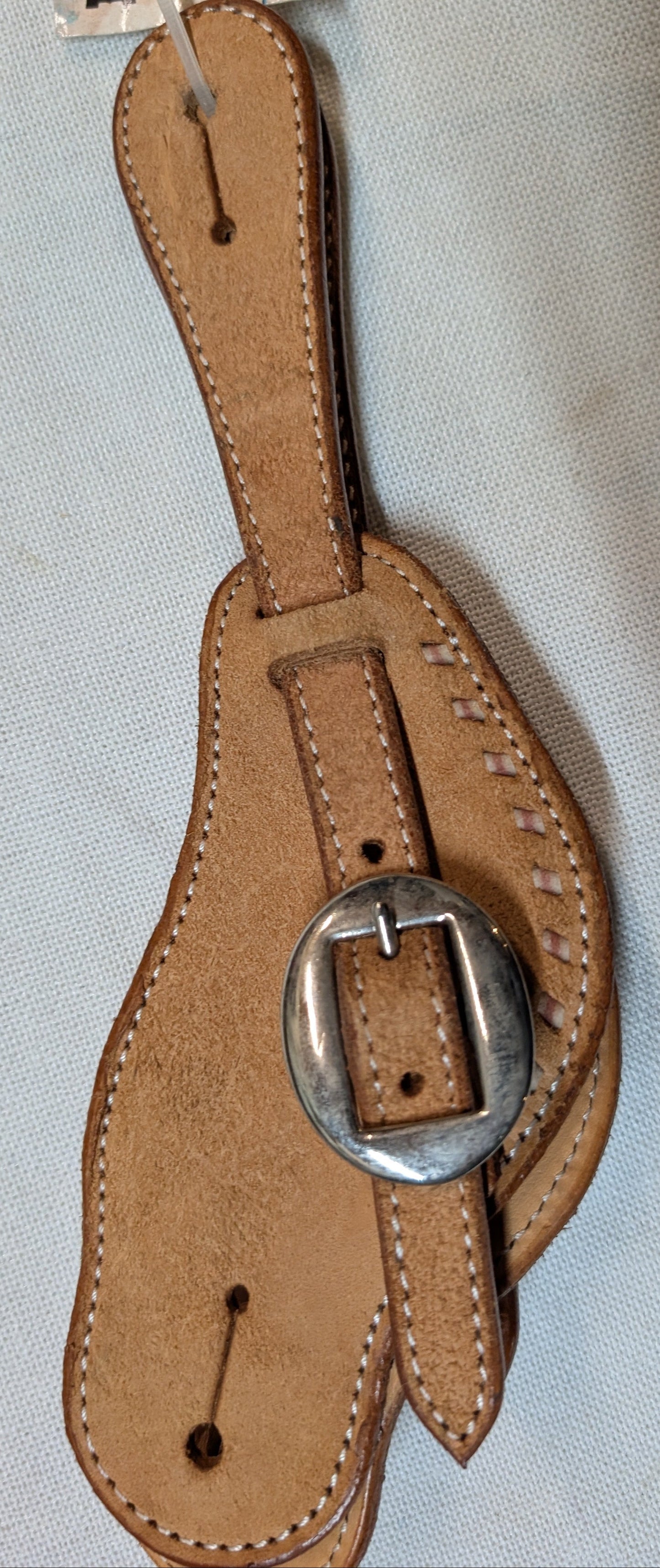 CST Roughout Wide Cowboy Spur Straps