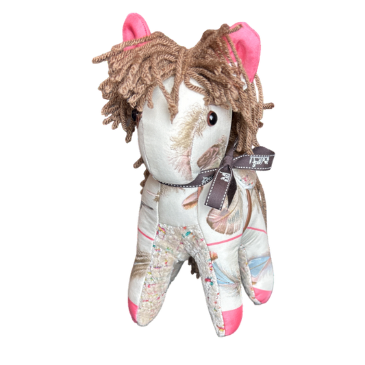 Plumes Vintage Silk Scarf Noble Pony