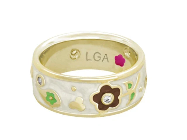 Daisy Love Band Ring — Wildflower