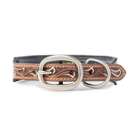 Prairie Sunflower Trail Dog Collar in Sandstone