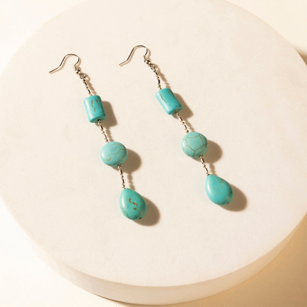 Myra Rio Rodeo Teardrop Earrings in Lagoon Turquoise