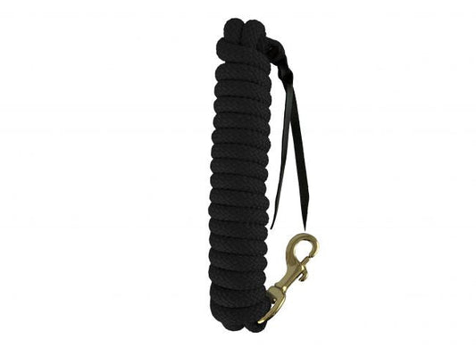 Showman 14' leather end nylon pro braid training lead