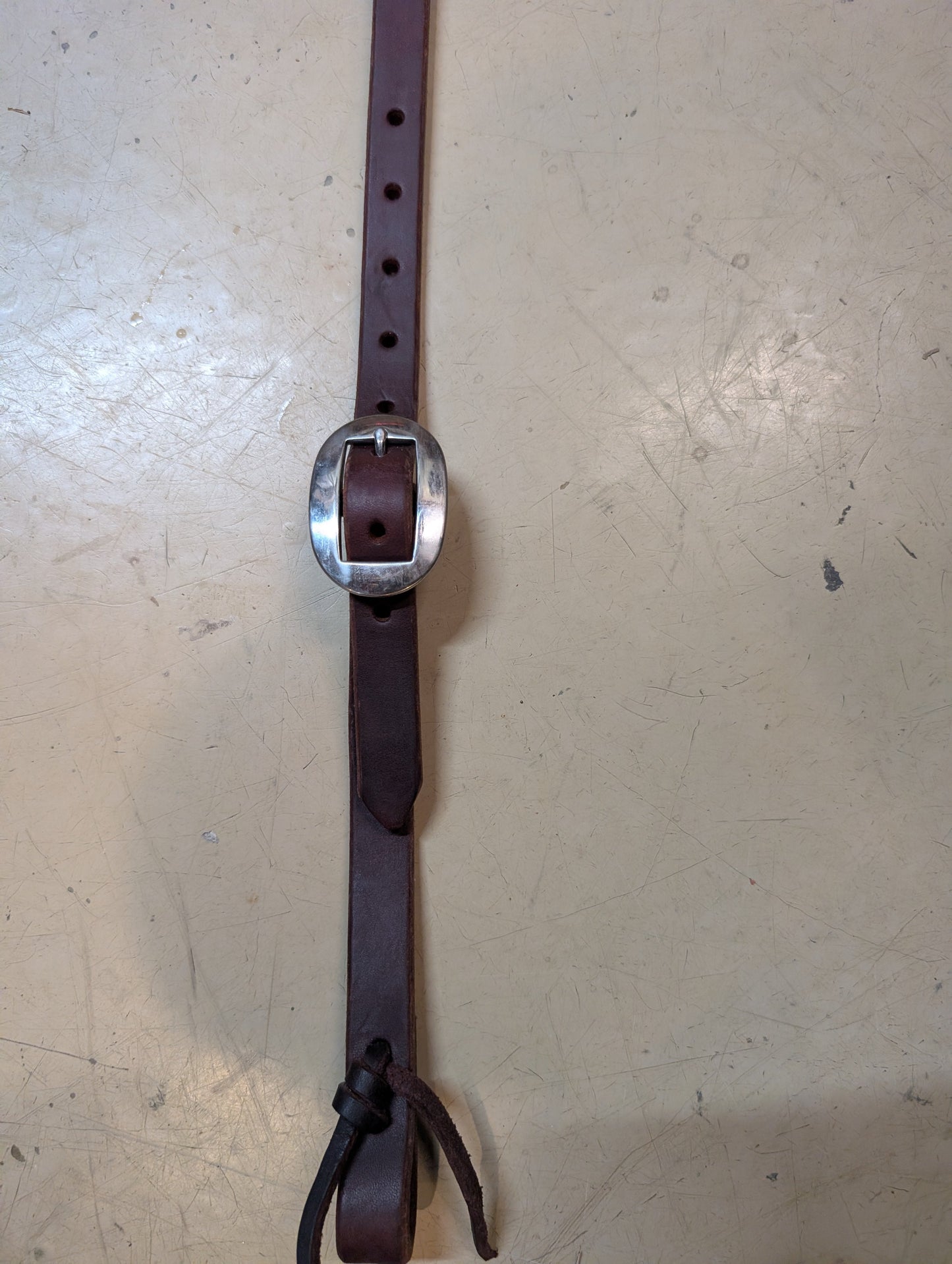 Thick Harness Leather Split Ear Headstall