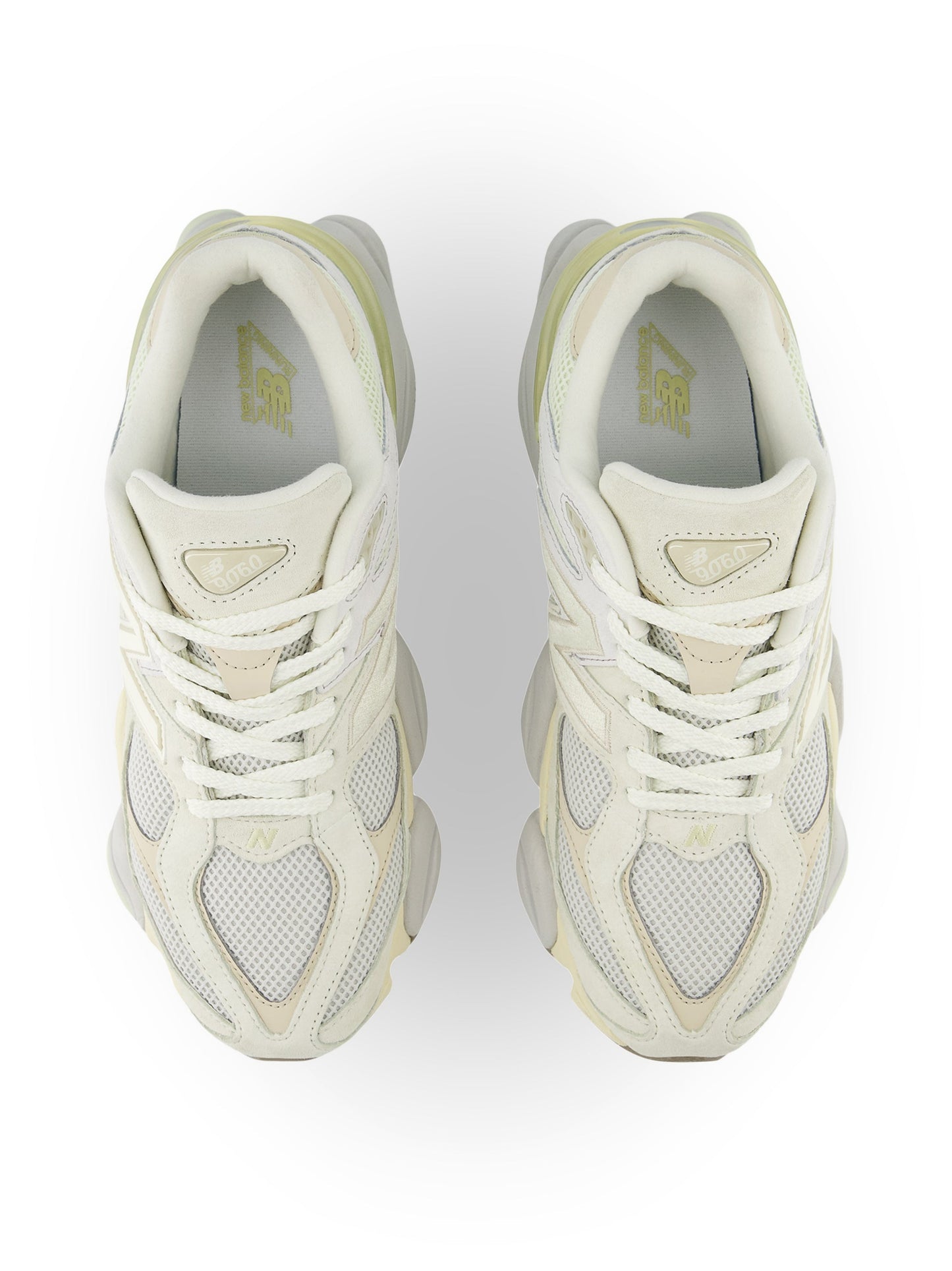 New Balance Mens 9060 Lifestyle Shoes - White/Yellow