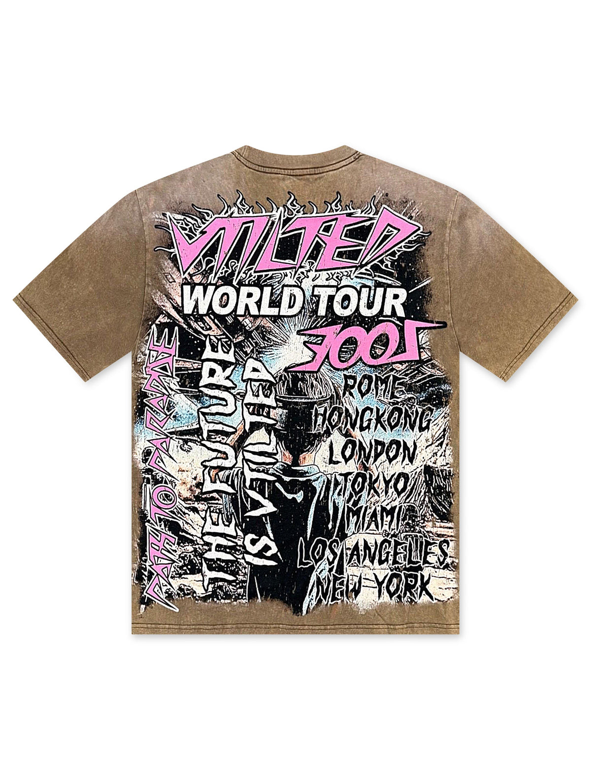 Vtilted Tokyo Tee - Brown Wash