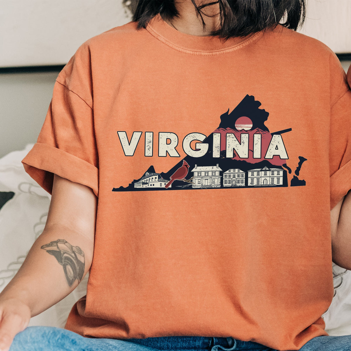 Virginia State Vintage Shirt