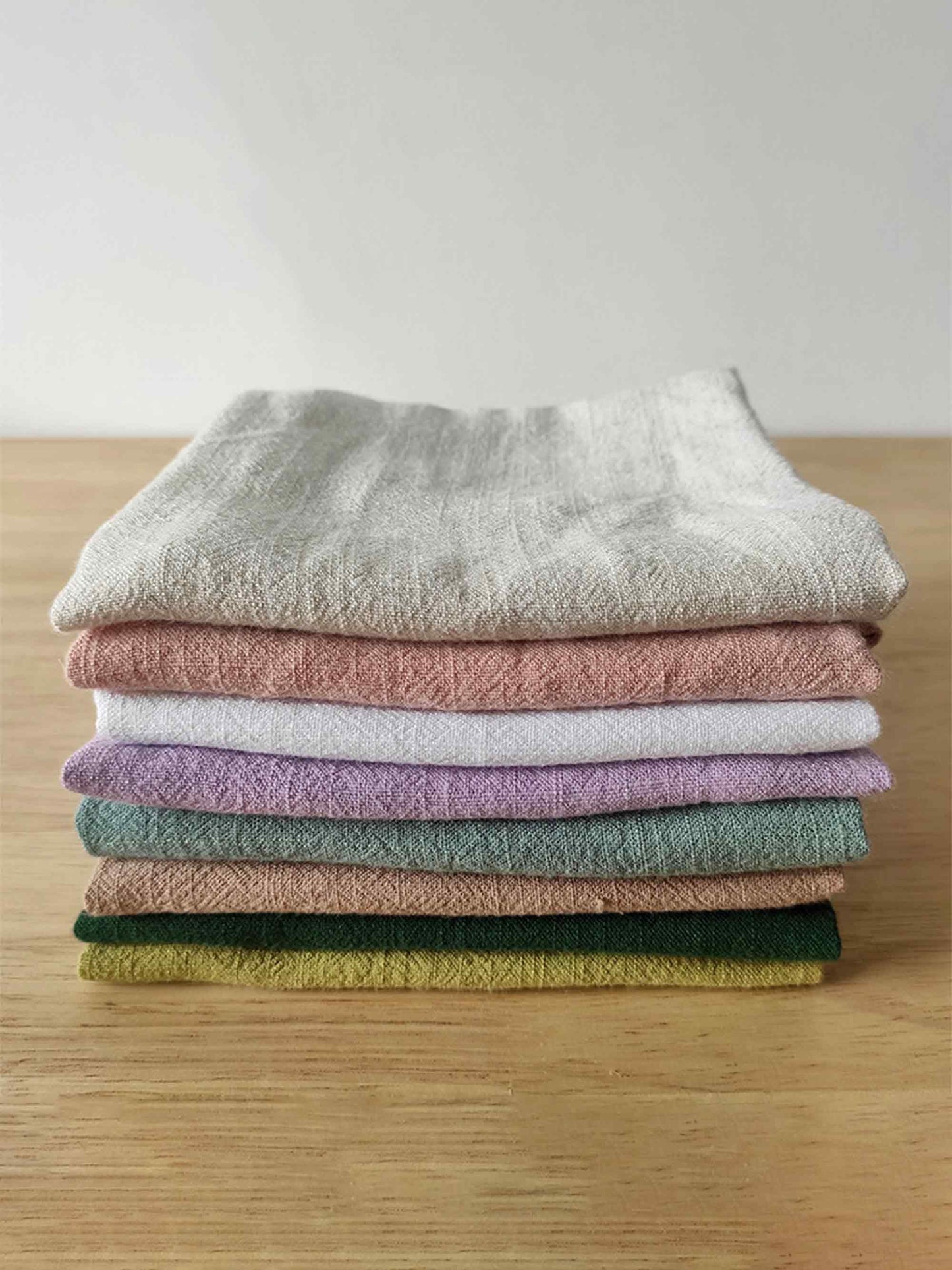 Cotton Linen Napkins Solid Color Placemats Tea Towels