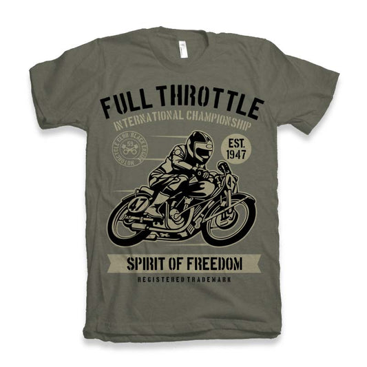 Fuul Throttle Men's Bamboo Viscose/Organic Cotton Short Sleeve Graphic T-Shirt