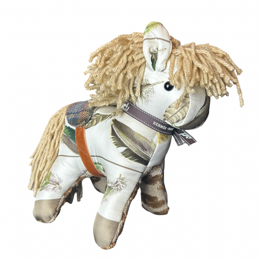 Plumes Vintage Silk Scarf Noble Pony