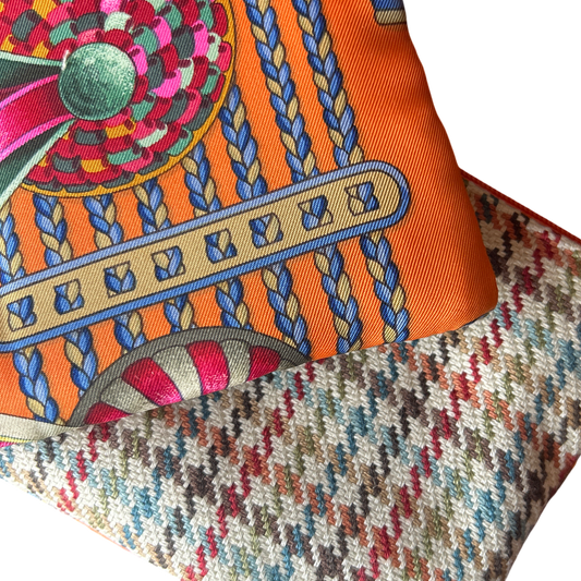 Rubans du Cheval Orange Coffee Run Keychain Bag
