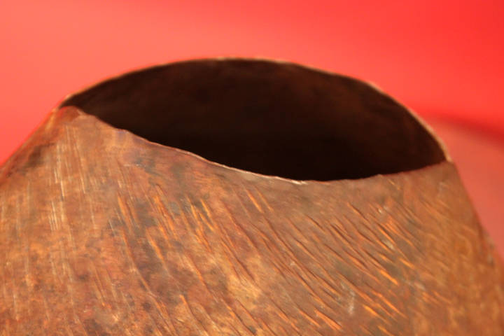 Vintage Extra Large Hand Hammered Copper Bell