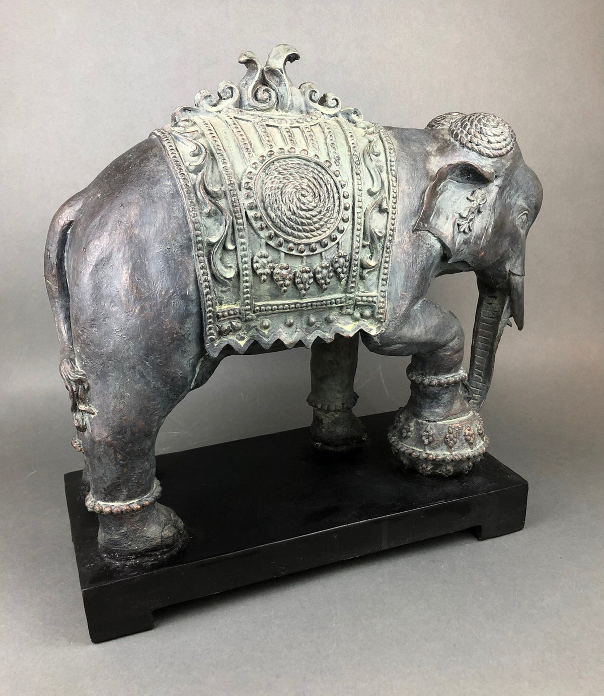 Large Resin Elephant Statue, Indian Art Home Decor