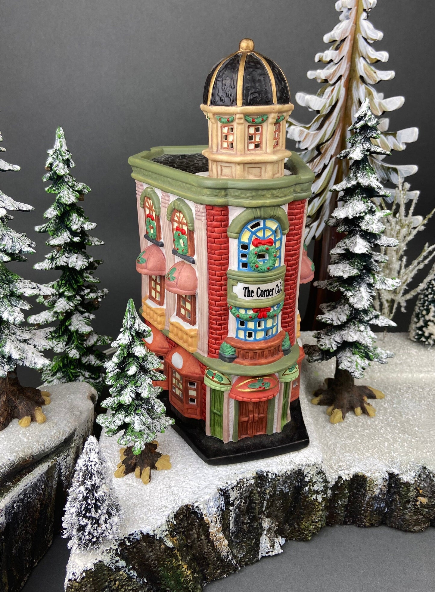 Ivy Glen Church by Department 56. Dicken's Village Series. Porcelain Illuminated House. Christmas Village Accessories.