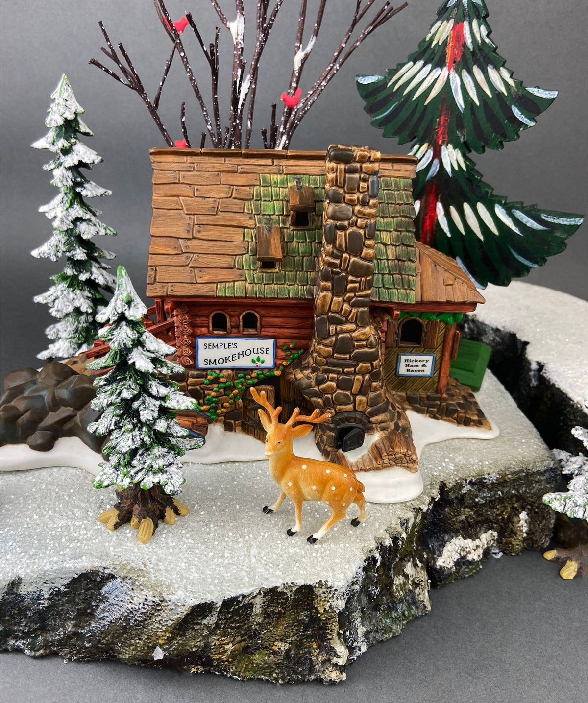 Department 56 Illuminated Christmas Village House. Faversham Lamps & Oil. Wicking, Whale Coal Oil, Glass Chimneys. Dicken's Village Series.