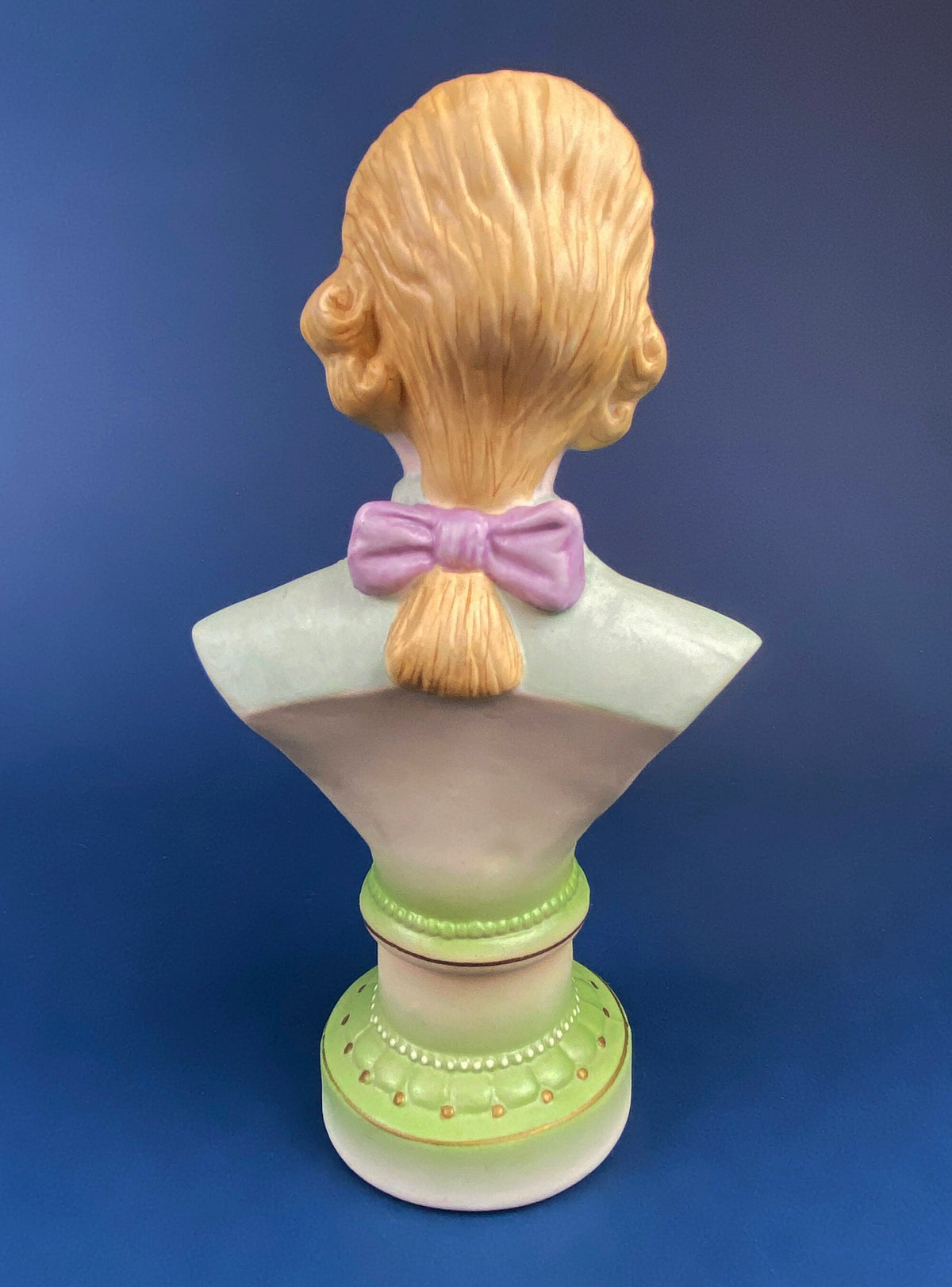 Vintage Blonde Baby Figurine in Top Hat: Royal Crown Planter, Vanity Tray