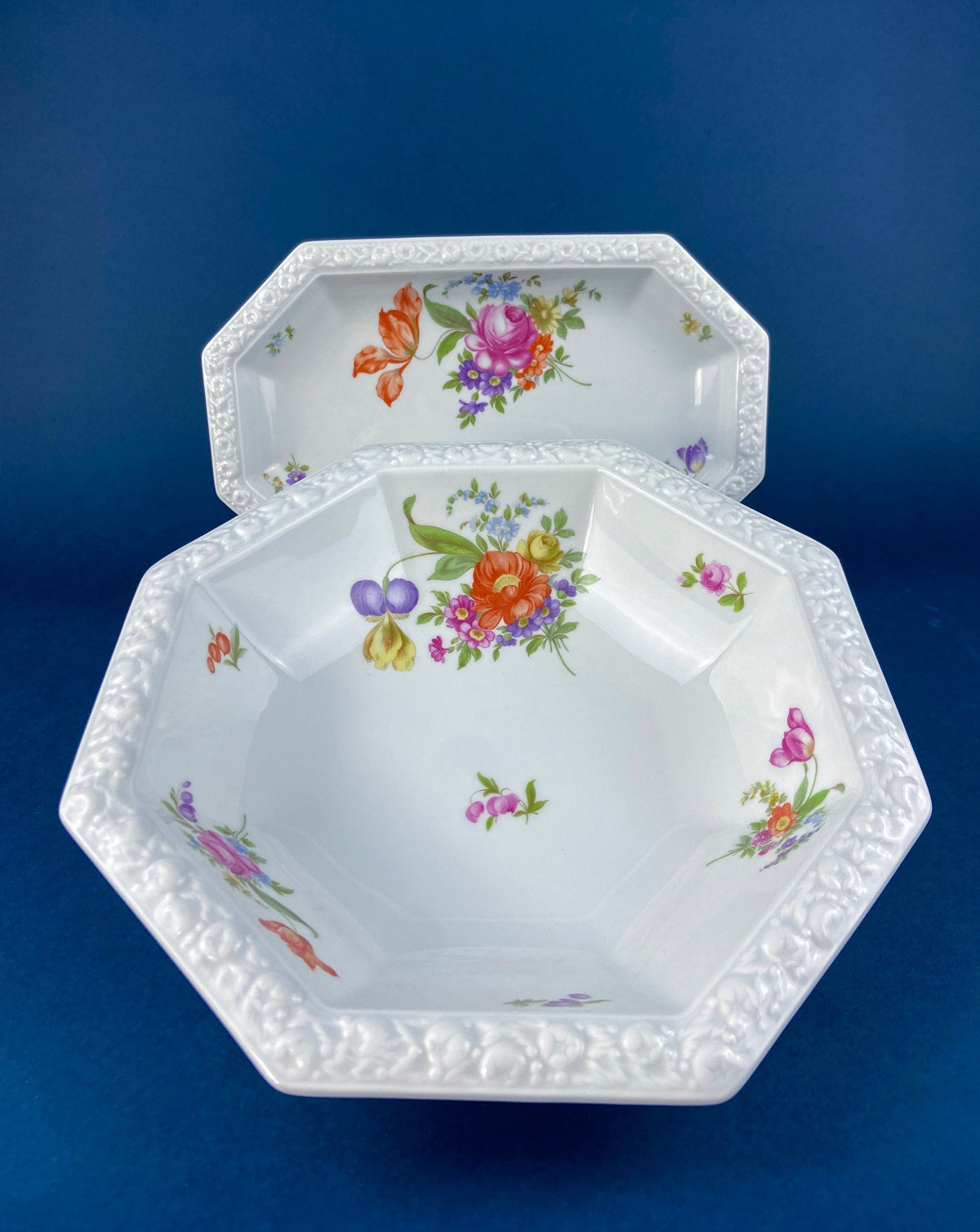 Antique Rosenthal 38 Piece Dinner Set. Classic Stamp, Maria, Florals. Modern Farmhouse. Fine Dining. Luxury Living.