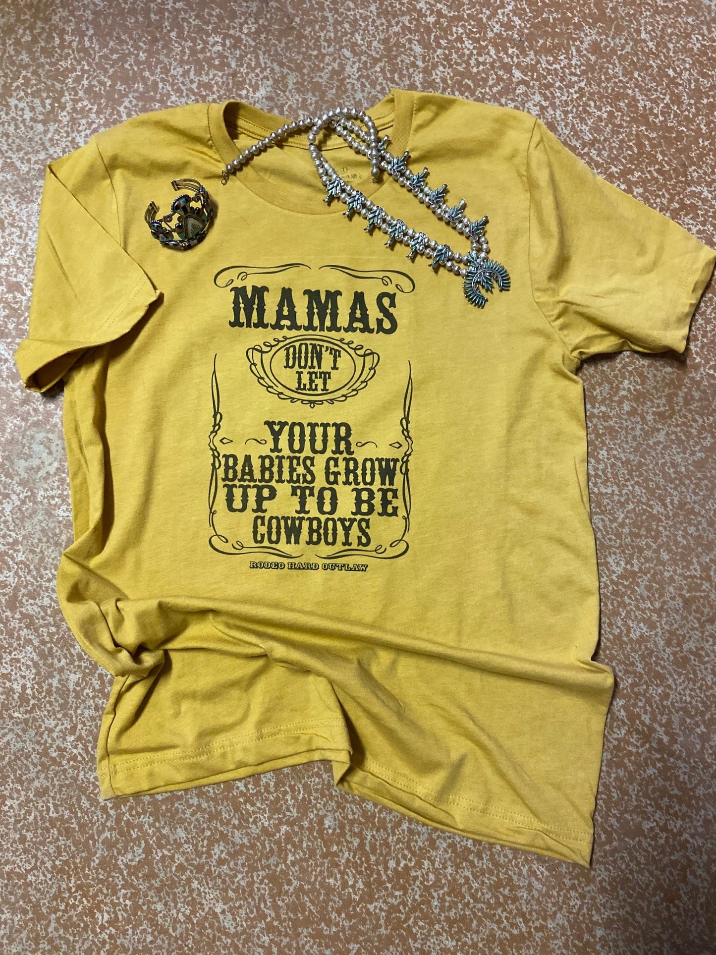 Don't Let Your Babies Grow Up to Be Cowboys tee l Rodeo Graphic Tee