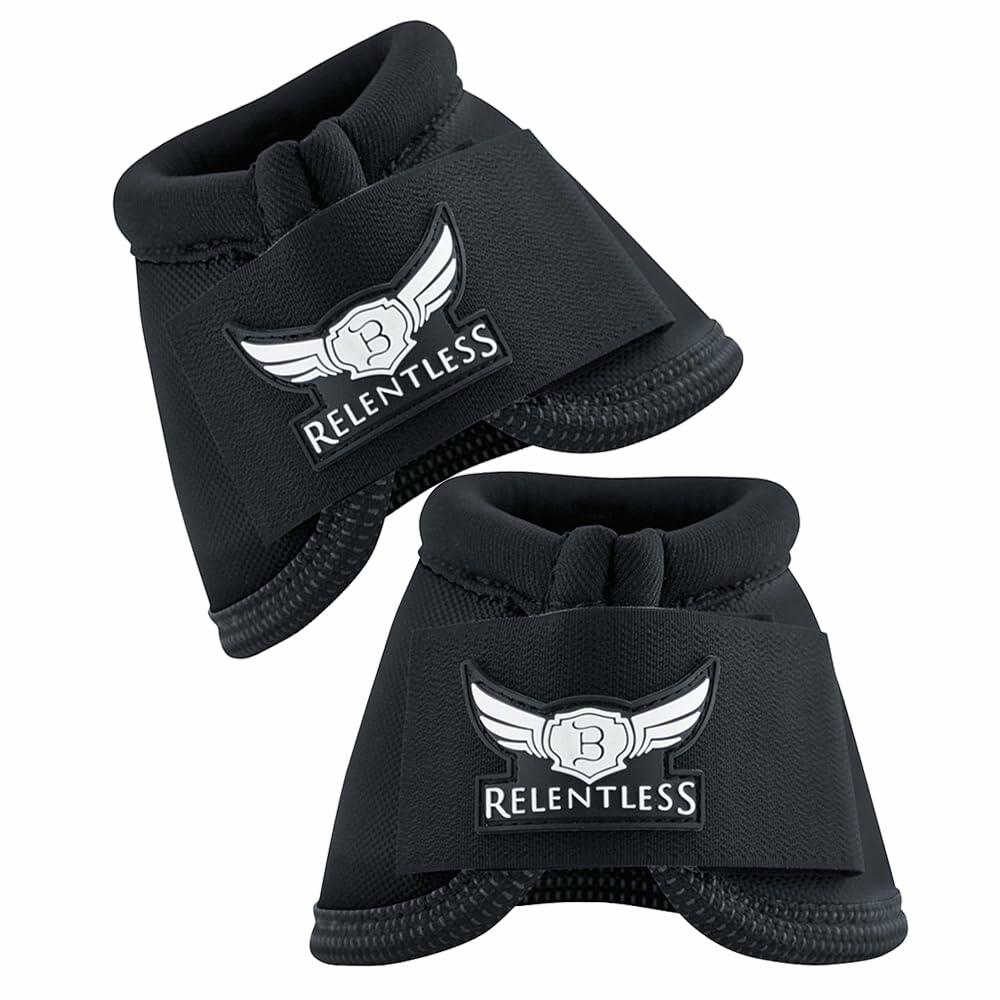 Cactus Gear Inc Relentless Strikeforce No-Turn Bell Boots Black Large