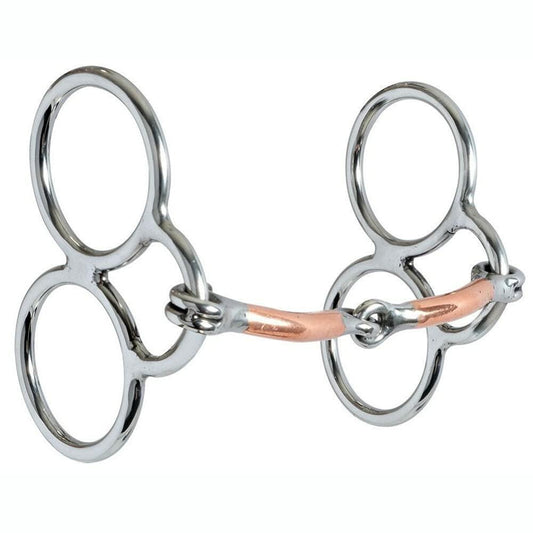 Reinsman 374 Gentle Guide 2-Piece Smooth Snaffle Bit - Stage B