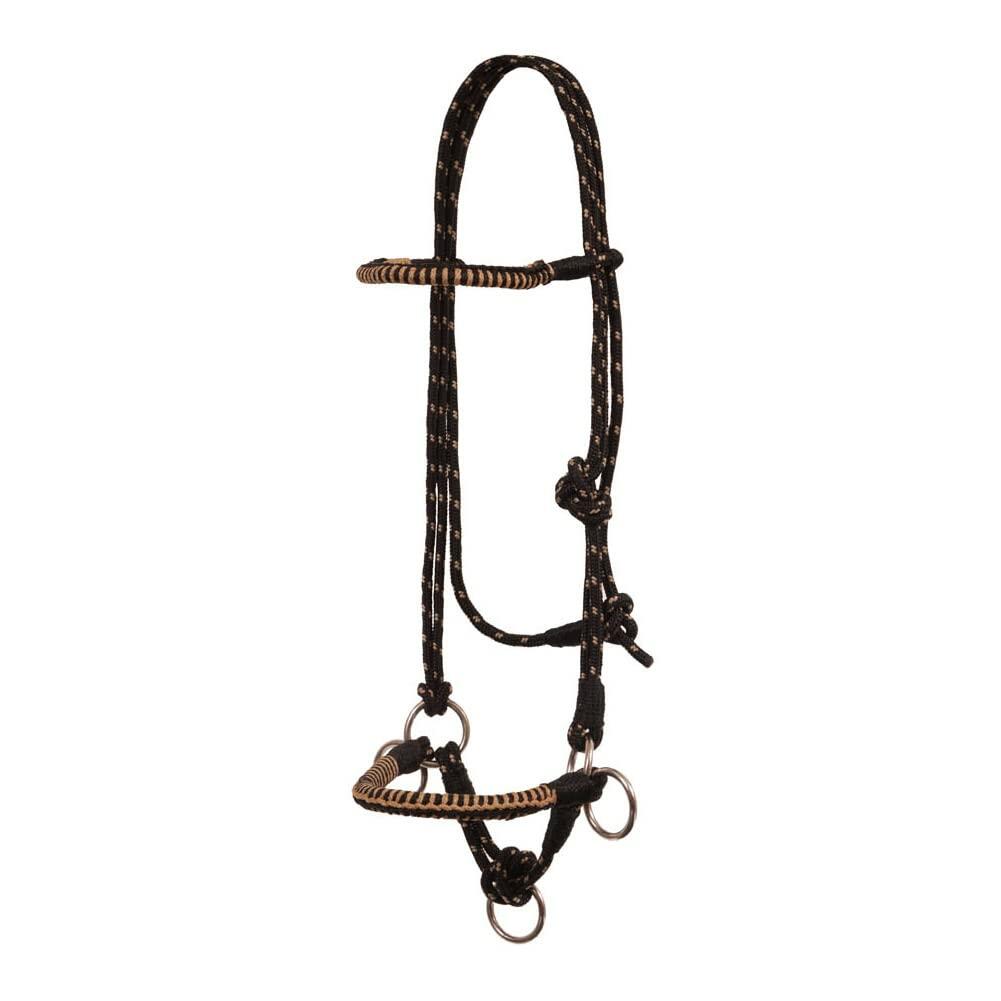 Mustang Side Pull Rope Halter with Braided Nose