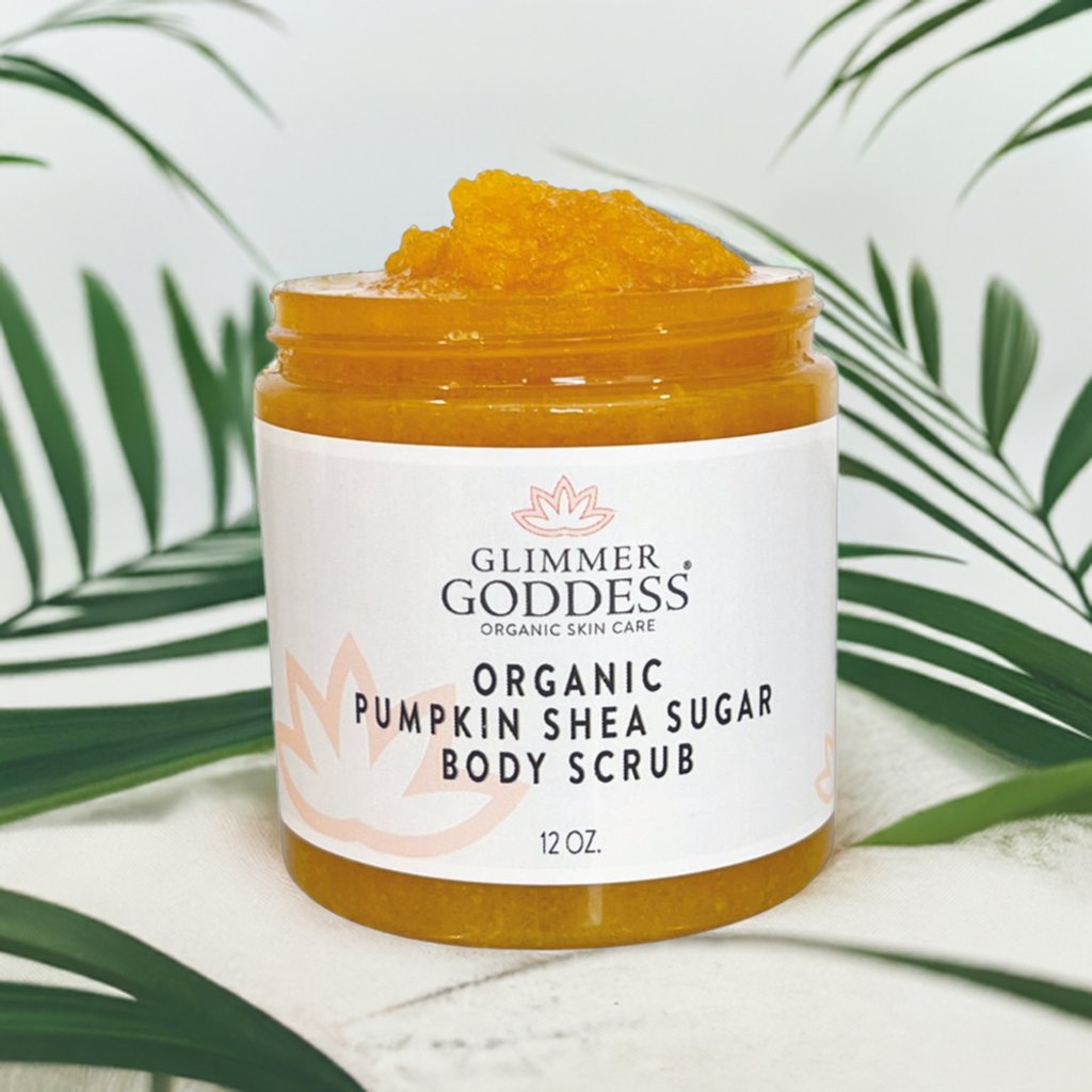 Organic Pumpkin Shea Sugar Body Scrub – Fall Scented Exfoliator-4