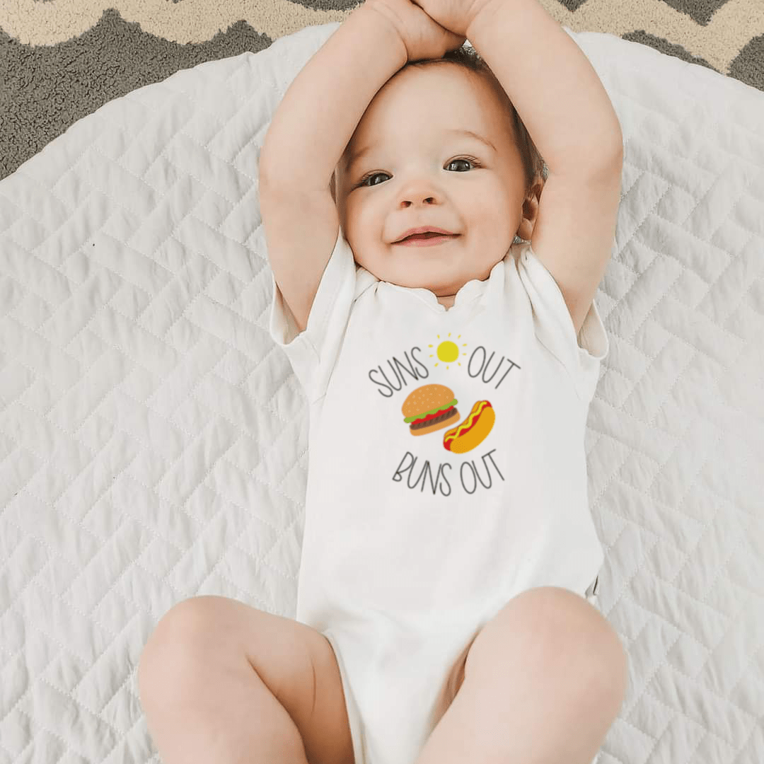 graphic bodysuit | suns out buns out