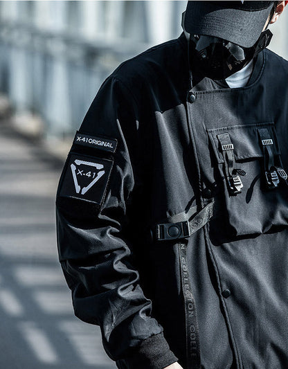 DuskJ6 Scar Slash Bomber Jacket