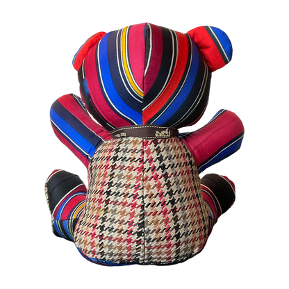 Couvertures et Tenues du Jour Vintage Silk Scarf Tender Teddy Bear