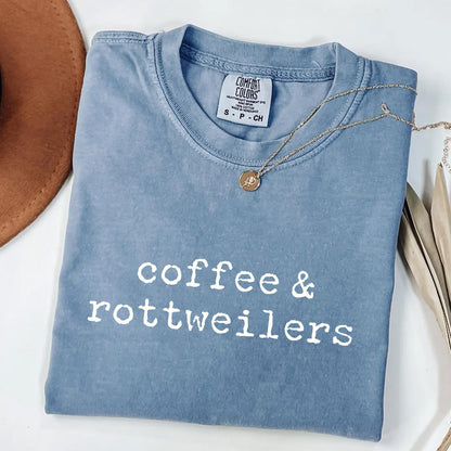 Coffee & Rottweilers T-Shirt
