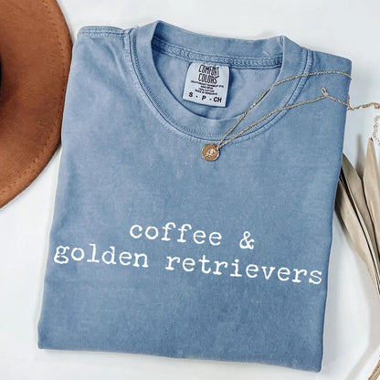Coffee & Golden Retrievers T-Shirt