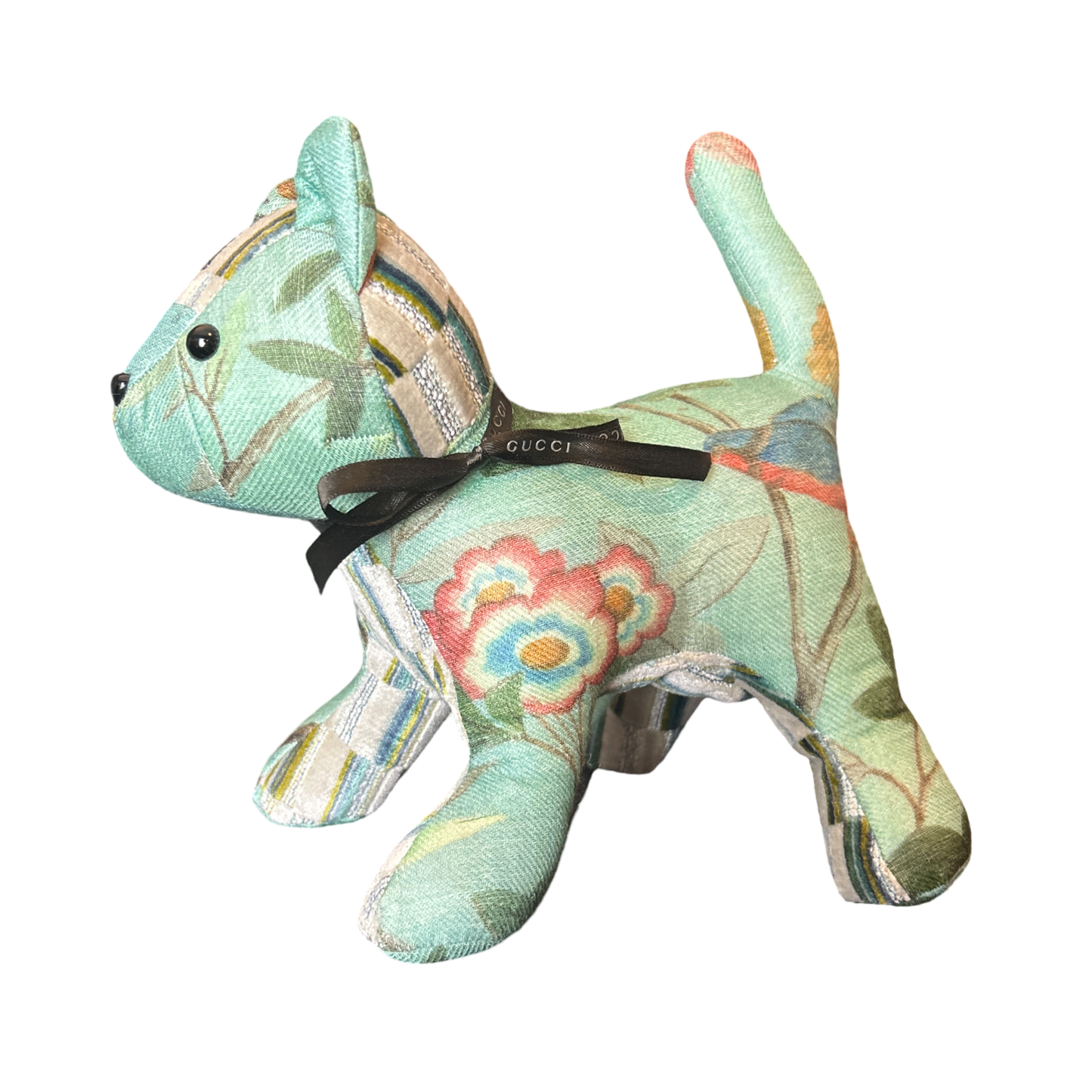 Chinoiserie Tree of Life Silk Scarf Charming Kitten