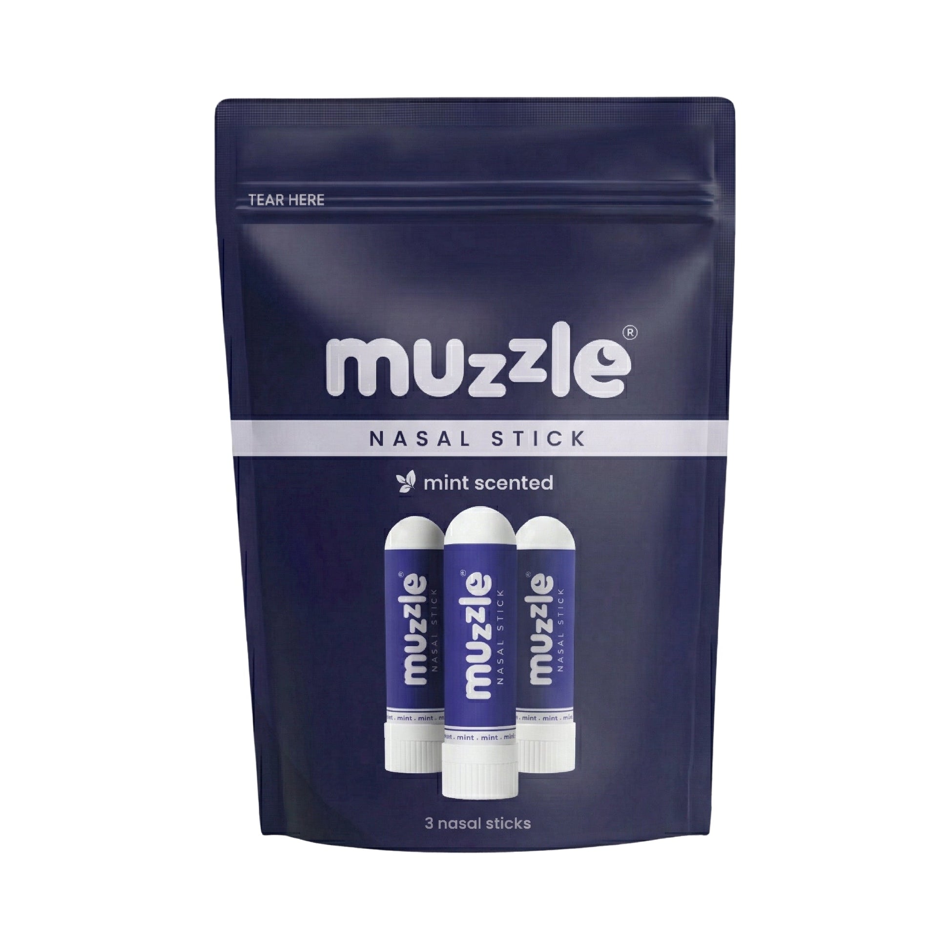 Muzzle Nasal Sticks - Mint Scented (3 Pack)-0