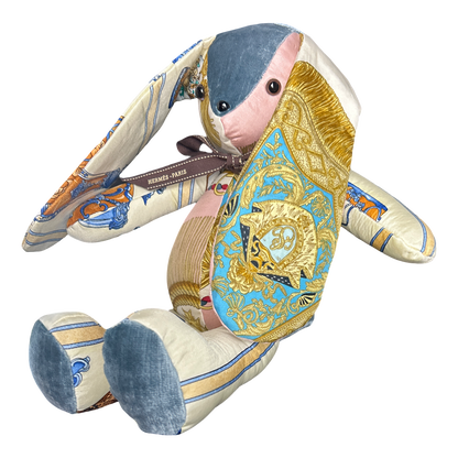 Qu'Importe le Flacon Vintage Silk Scarf Clever Bunny