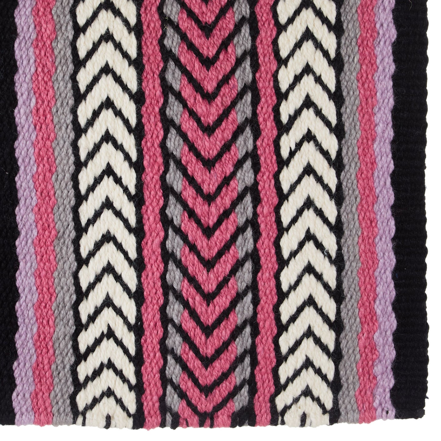 1425-5 Iron Horse 36x34 New Zealand Wool Saddle Blanket MULTI