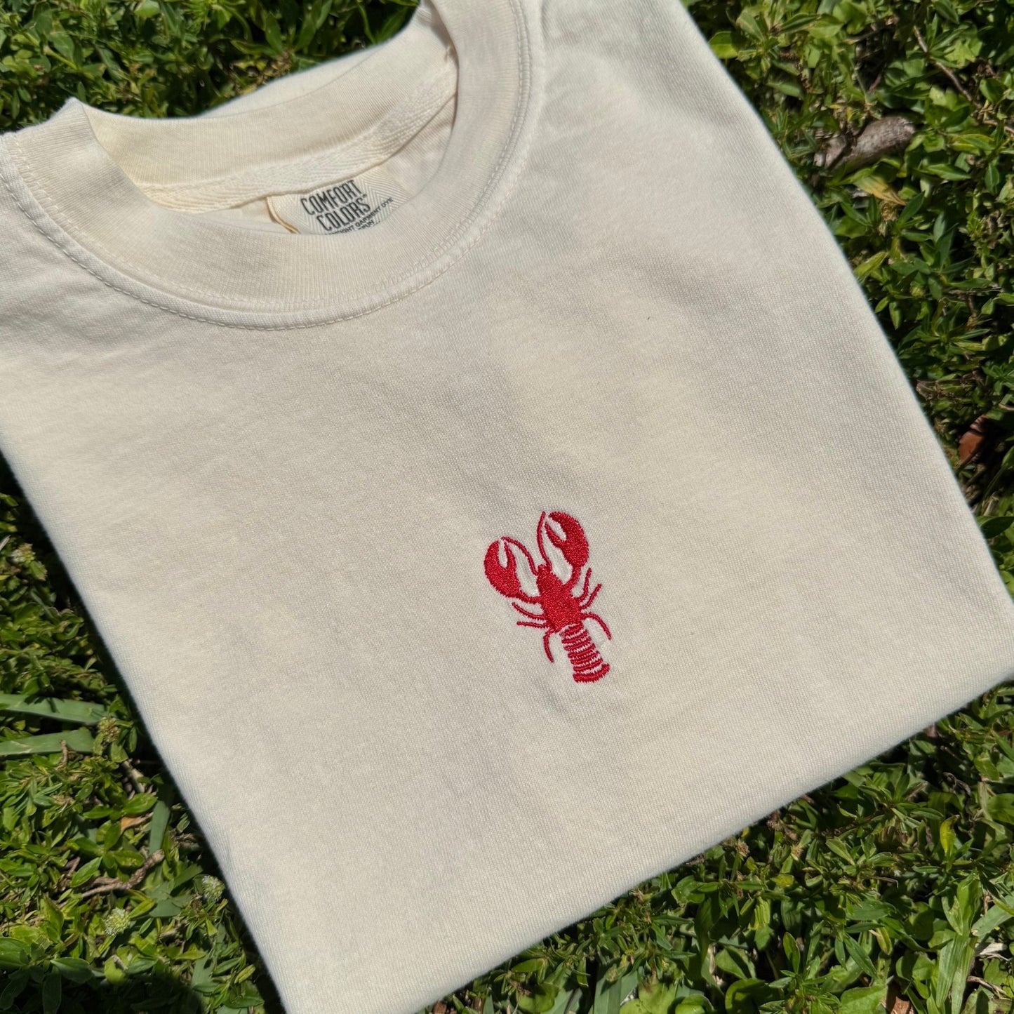 Lobster Embroidered T-Shirt