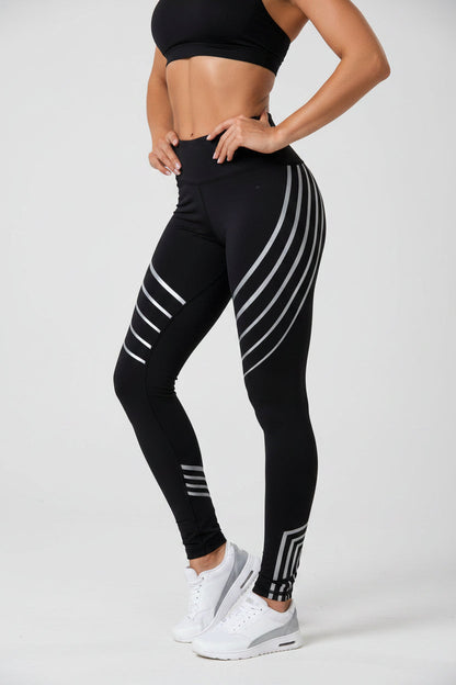 Women’s Printed Workout Leggings – Slim Fit Pencil Pants