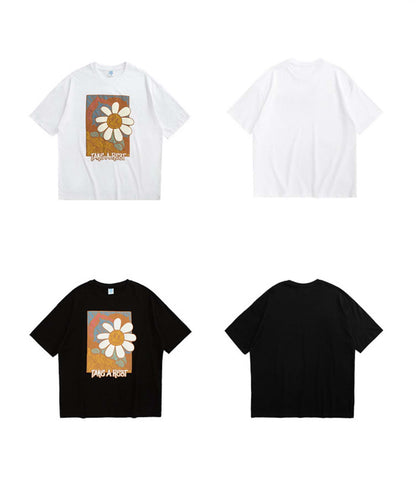Color Artwork Daisy Tee