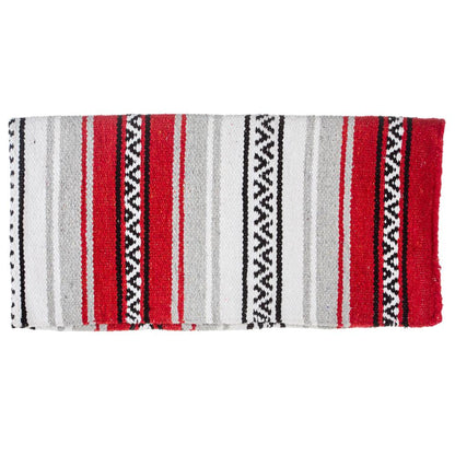 1302-3 Hogan 30x60 Acrylic Blend Saddle Blanket Red