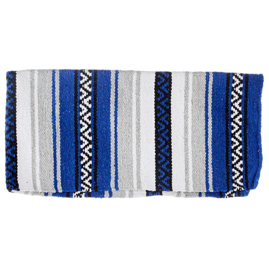 1302-5 Hogan 30x60 Acrylic Blend Saddle Blanket Royal Blue