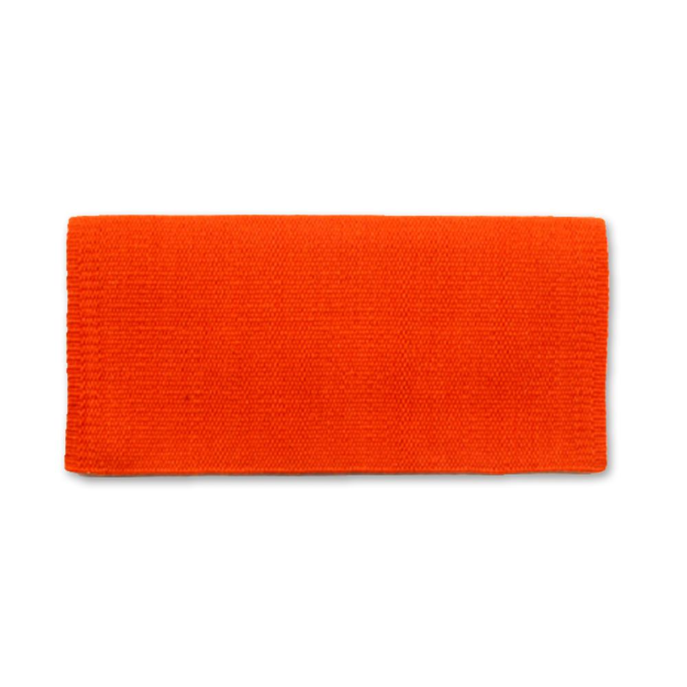 1314A-77 San Juan 34X30 Tangerine Orange New Zealand Wool Saddle Blanket