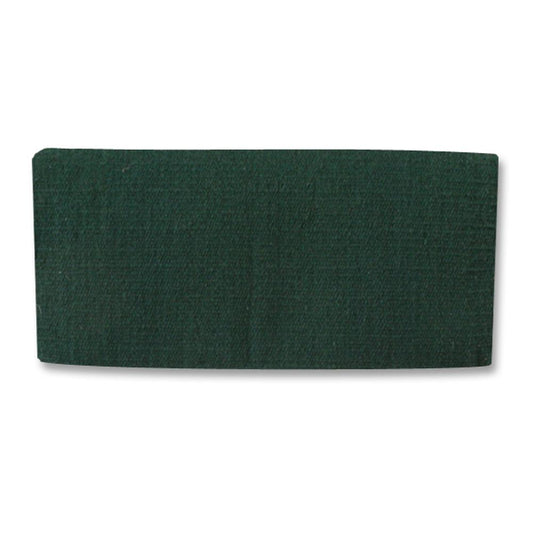 1314P-20 San Juan 24x24 Hunter Green New Zealand Wool Pony Saddle Blanket