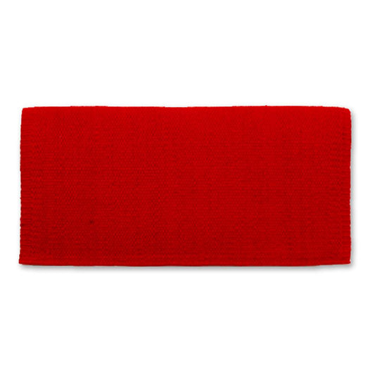 1314P-28 San Juan 24x24 Show Red New Zealand Wool Pony Saddle Blanket